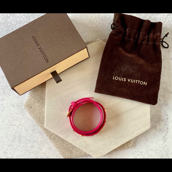 Auth Louis Vuitton Spike It Adjust Rose Bracelet - Picture 3 of 6